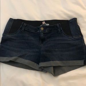 Denim Maternity Shorts